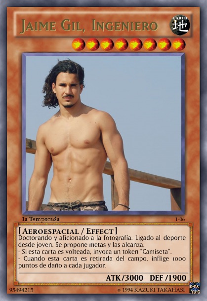 Carta de Yu-Gi-Oh de Jaime Gil